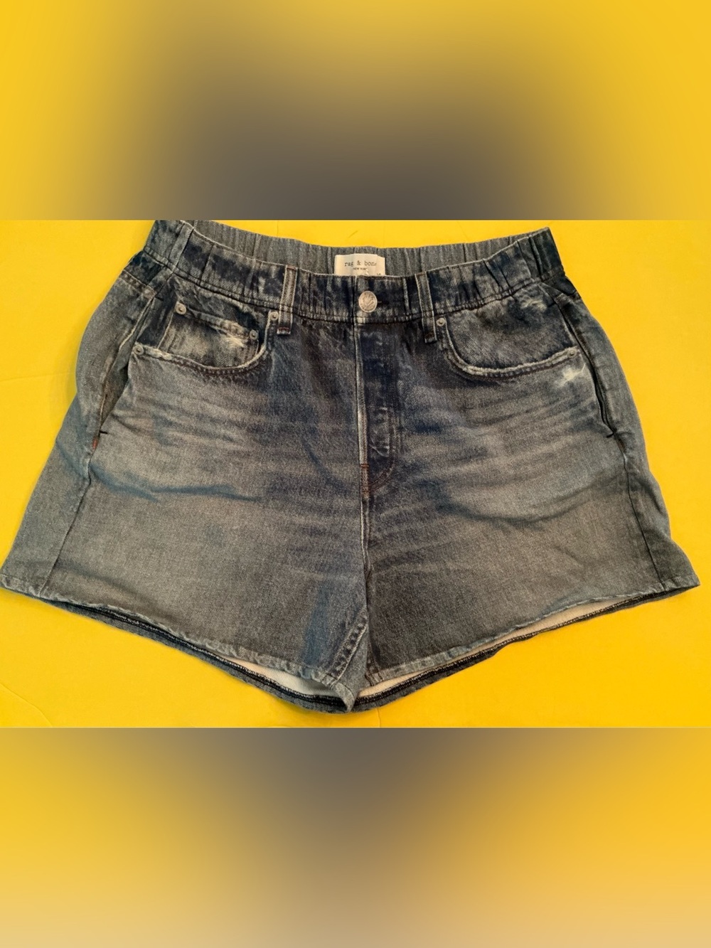 Rag & Bone Miramar Jean denim shorts sz large